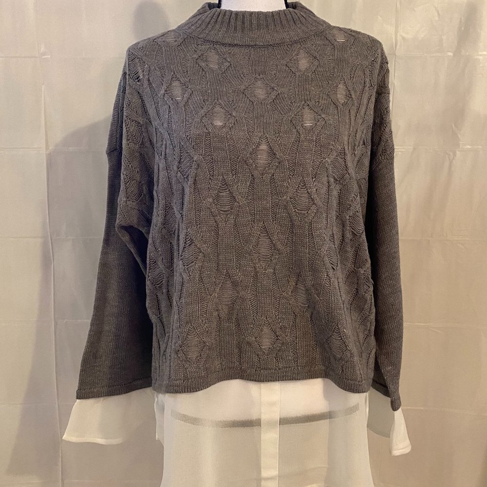 Worthington Women's Layered Knit Sweater